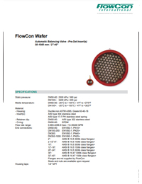 Flowcon Wafer Tech Note